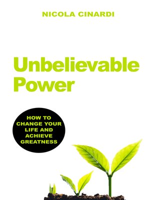 cover image of UNBELIEVABLE POWER